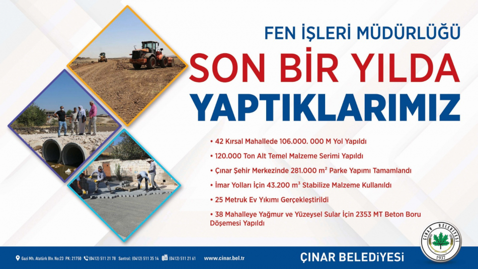 Söz Verdiğimiz Gibi Çok Çalıştık Son Bir Yılda Yaptığımız Çalışmalar 